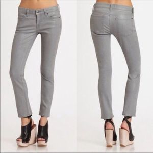 VINCE | Waxed Cropped 5 Pocket Grey Jeans Women’s Size 27 (4)